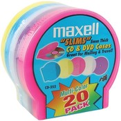 Maxell 20Pk 5Mm Replacemnt Slim Jewel
