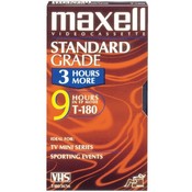 Maxell 180Min High Quality VHS Tape