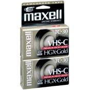 Maxell 2Pk VHS-C Video Tape Wholesale Bulk