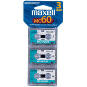 Maxell 60Min 3Pk Micro Cassette