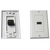 Single Wht Hdmi Wallplate