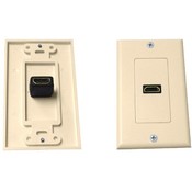 Single Almond Hdmi Wallplate