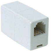 Inline Cord Coulpler White