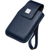 Blackbery Leather Tote Blue