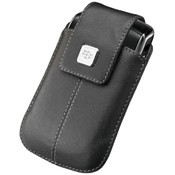 Blackberry  8900 Leather  Swivel  Black