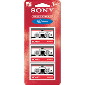 Sony 60Min Micro Casstt 3Pk