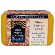 One With Nature Shea Butter Dead Sea Mineral Soap