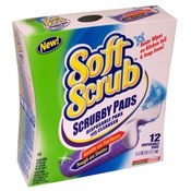 Soft Scrub 12 Count Scrubby Pads With Cleanser