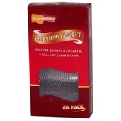 Dispozables Extra Heavy Weight 24 Ct Clear Spoons