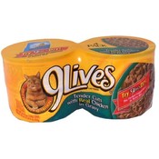 9 Lives Tender Cuts With Real Chicken In Gravy