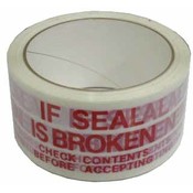 Carton Sealing Tape "If Seal Is Broken"