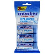 Mentos Pure Fresh Gum 3 Pack Pocket Bottles