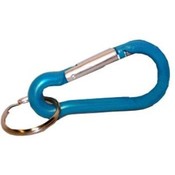 Light Blue Carabiner Keychain