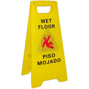 Bio-Solutions Flashing Red LED Wet Floor Sign