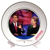 The 2008 Democratic Primaries Collector's Plate