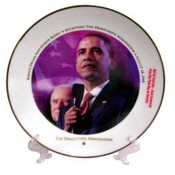 The 2008 Democratic Nomination Collector's Plate