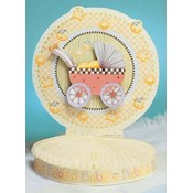 Debbie Mumm Baby Carriage Centerpiece