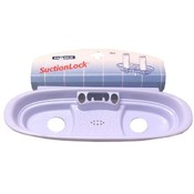 Homz Bath Suction Lock Shower Organizer Shelf