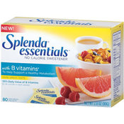 Splenda Essentials With B Vitamins 80 Count Sweetener