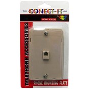 Conect-It Ivory Phone Mounting Plate Wholesale Bulk