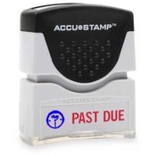 Cosco AccuStamp 2 Color Pre-Inked PAST DUE Stamp
