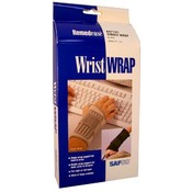 Remedease Large Black Single Wrist Wrap