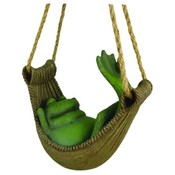 Snoozers Frog In Hammock Home &amp; Garden Accents
