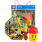 Lego City 3 Piece Children's Mealtime Set