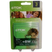 TDK 3 Pack Mini DVD+RW 30 Minute 1.4GB Discs