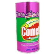 Comet Lavender Kitchen Cleanser Spanish Label