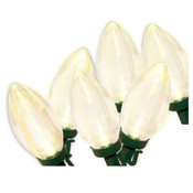 Transparent Warm White 50 Count LED C9 Lights