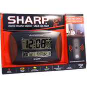 Sharp Atomic Weather Station With Wood Accent