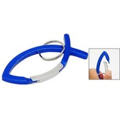 Fish Shaped Metal Carabiner Keychain Assortment