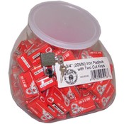 Iron 3/4 Inch (20MM) Padlock With 2 Cut Keys