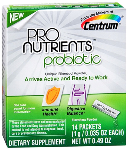 Wholesale Centrum Pro Nutrients Probiotic 14 Packets DollarDays