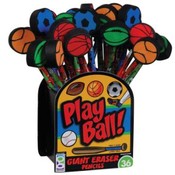 Play Ball Pencil w/ Giant Eraser
