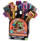 Scent-sibles Pencils w/ Giant Erasers &amp; Grip