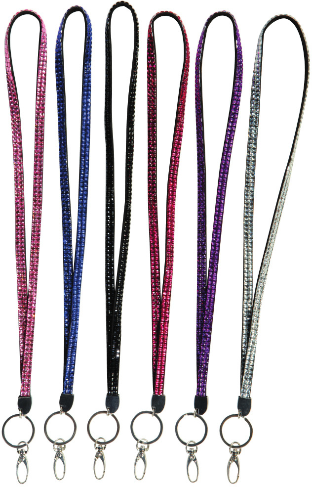 Wholesale Glitter Lanyard Keychain DollarDays