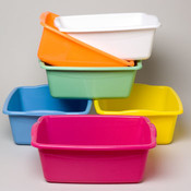 DISH PAN RECTANGULAR 6 COLORS