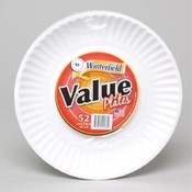 White Paper Plates 9 Inch