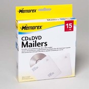 MEMOREX CD AND DVD MAILERS 15PK