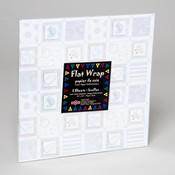 Baby Print Flat Wrap