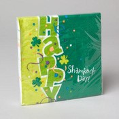 "Happy Shamrock Day" Dinner Napkin