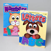 96 Page Coloring Book Letters &amp; Numbers