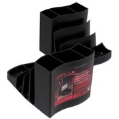 Plastic Black Compact Desk Organizer