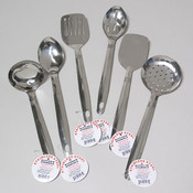 STAINLESS STEEL UTENSILS 6 ASST