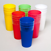TUMBLERS 22 OZ 3CT 6 COLORS