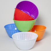 SERVING BOWL WITH STRIPES