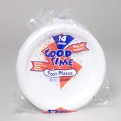 10 Inch Foam Plate 14 Pack Wholesale Bulk