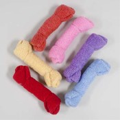 Plush Knotted Fleece Dog Bone Toy